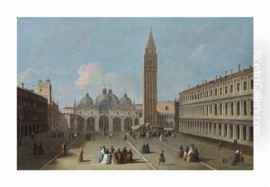 The Piazza San Marco, Venice by Master of the Langmatt Foundation Views