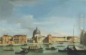 The Grand Canal, Venice, Looking West Towards San Simeone Piccolo The Grand Canal, Venice, Looking West Towards San Simeone Piccolo