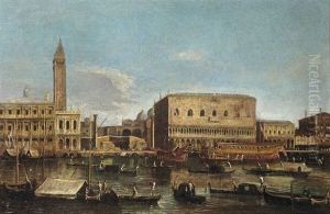The Molo, Venice (from The Bacino Di San Marco, With The Bucintoro Before The Doge's Palace) The Molo, Venice (from The Bacino Di San Marco, With The Bucintoro Before The Doge's Palace)