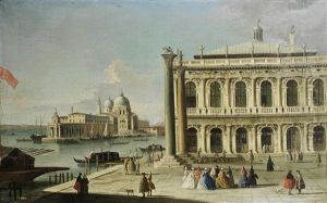 The Piazzetta And Santa Maria Della Salute, Venice