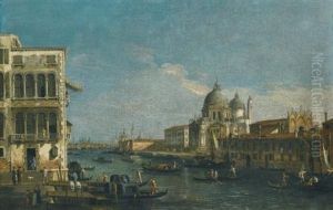 Venice, A View Of The Entrance To The Grand Canal, Looking East, With Santa Maria Della Salute Venice, A View Of The Entrance To The Grand Canal, Looking East, With Santa Maria Della Salute