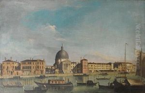 The Grand Canal, Venice, With San Simeone Piccolo The Grand Canal, Venice, With San Simeone Piccolo
