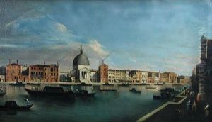 The Grand Canal, Venice, With San Simeone Piccolo by Master of the Langmatt Foundation Views