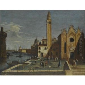 Venice, A View Of The Grand Canal From Santa Maria Della Carita To The Bacino Di San Marco Venice, A View Of The Grand Canal From Santa Maria Della Carita To The Bacino Di San Marco