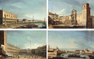 The Bacino Di San Marco, Venice, Looking East With The Doge's Palace And The Riva Degli Schiavoni The Bacino Di San Marco, Venice, Looking East With The Doge's Palace And The Riva Degli Schiavoni