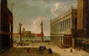 The Piazzetta, Venice Looking South Towards San Giorgio Maggiore by  Master of the Langmatt Foundation Views
