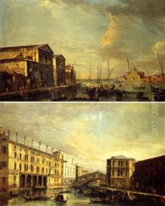 Vue De L'ile De San Giorgio by  Master of the Langmatt Foundation Views