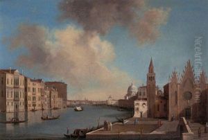 The Grand Canal, Venice, Looking East With The Scuola Della Carita The Grand Canal, Venice, Looking East With The Scuola Della Carita