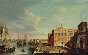 The Riva Degli Schiavoni, Venice, Looking West The Riva Degli Schiavoni, Venice, Looking West