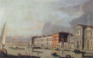 View Of The Canale Della Giudecca And The Zattere Dagli Incurabili Allo Santo Spirito, Venice View Of The Canale Della Giudecca And The Zattere Dagli Incurabili Allo Santo Spirito, Venice