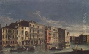 The Grand Canal, Venice, Looking South From The Palazzo Da Lezze Towards S. Maria Della Carita The Grand Canal, Venice, Looking South From The Palazzo Da Lezze Towards S. Maria Della Carita