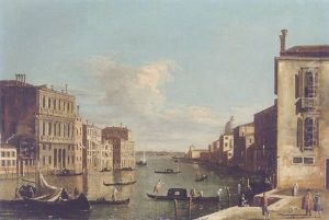 Venice, The Grand Canal Looking Towards The Church Of Santa Maria Della Salute