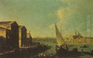 Venice, The Giudecca Canal And San Giorgio Maggiore Venice, The Giudecca Canal And San Giorgio Maggiore