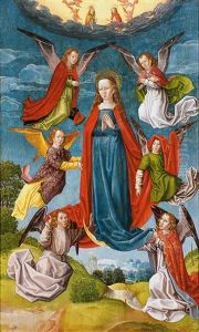 Asuncion De La Virgen by Master Of The Legend Of Saint Lucy