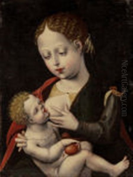 The Virgin Nursing The Christ Child - view 1