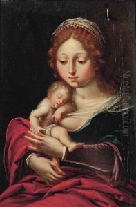 The Virgin And Child by Master of the Parrot
