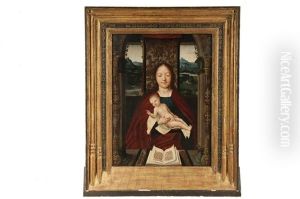 Madonna And Child by Master of the Parrot