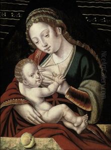 The Virgin And Child by Master of the Parrot