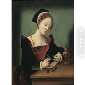 The Virgin Reading In An Interior
