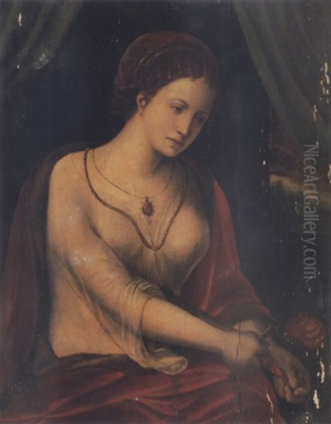 Lucretia by Master of the Parrot