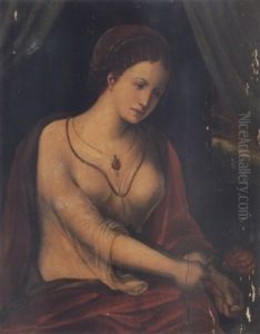 Lucretia by Master of the Parrot