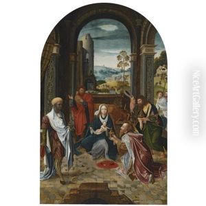 The Adoration Of The Magi by Master of the Von Groote Adoration
