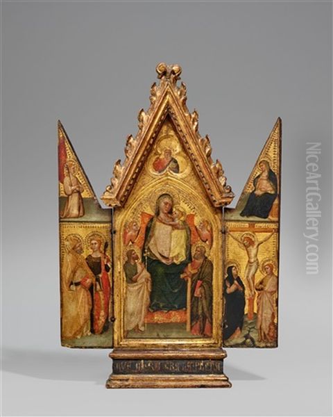 Triptych Of The Madonna Enthroned - view 1