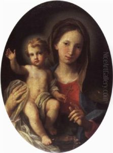 The Madonna And Child by Agostino Masucci