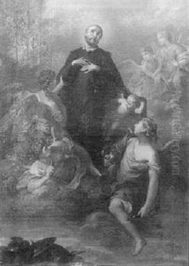San Leonardo In Gloria by Agostino Masucci