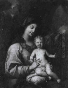 Vierge A L'enfant by Agostino Masucci