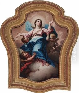 The Assumption Of The Virgin by Lorenzo Masucci