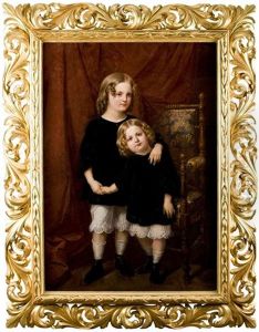 Portrait Of Zdzislaw And Boleslaw Wlodkow As Childern
