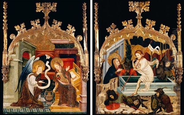 The Annunciation (+ The Resurrection; Pair) - view 1