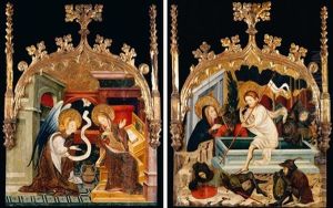 The Annunciation (+ The Resurrection; Pair)