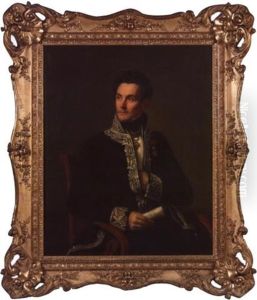 Portrait De Casimir Perier En Costume De Pair De France Ou D'ambassadeur