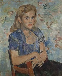 Bildnis Einer Jungen Frau by Arvid Mather
