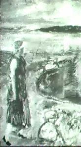 Frau An Gewasser. by Arvid Mather