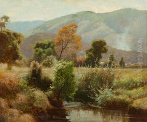 Landscape At Lillydale by John Mather
