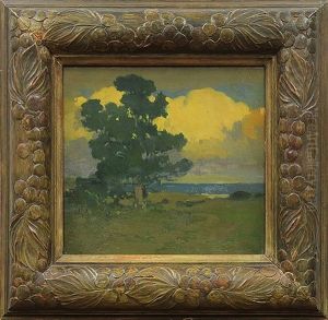 Afterglow At The Seashore by Arthur Frank Mathews