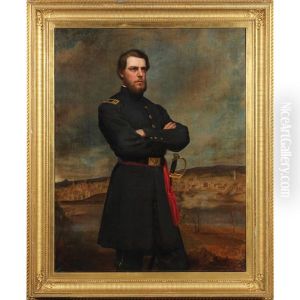 Early Portrait Of A Future Union Brigadier by William Thomas Mathews