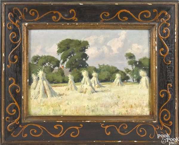 Landscape With Haystacks - view 1