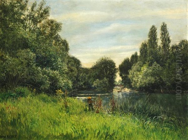 Fishing On The Marne - view 1