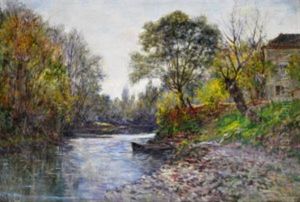 Wooded River Scene