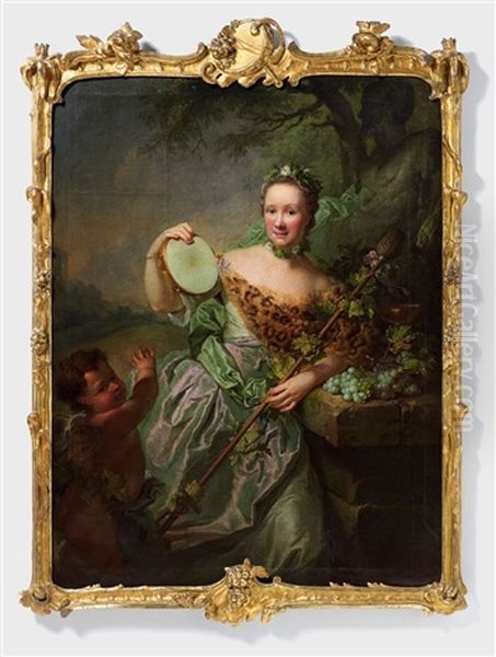 Portrat Der Anna Regina Von Olthoff Als Bachhantin - view 1