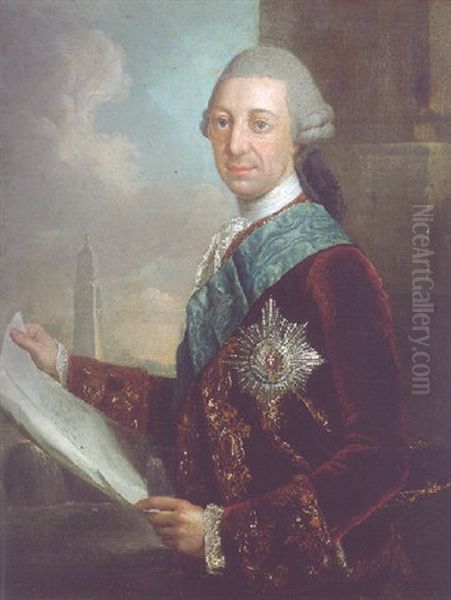 Portrait Of Friedrich, Duke Of Mecklenburg-schwerin - view 1