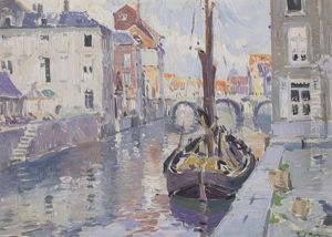 Coin De Malines (kanal In Mechelen) by Paul Mathieu