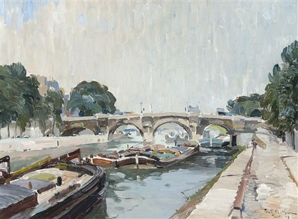 La Seine A Paris - view 1