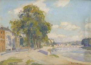 Bords De Seine Ensoleilles by Paul Mathieu