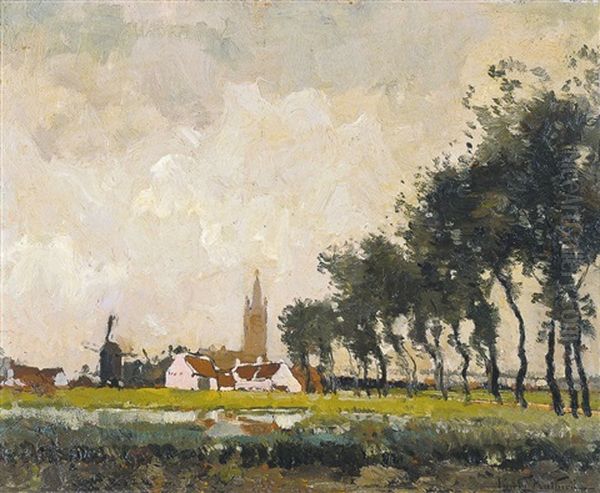 Zicht Te Steene (+ Zomerlandschap Met Gracht; 2 Works) - view 1