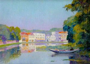Les Etangs De Boitsfort Sur Le Chemin De La Hulpe by Paul Mathieu